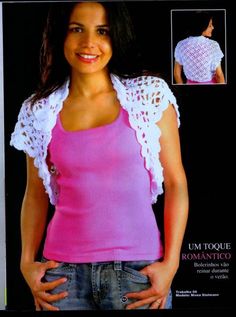 Bolero branco (foto)
